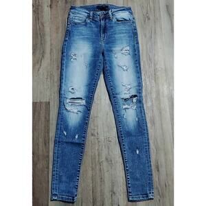 FLYING MONKEY - Women's Distressed Ripped Jeans - Size 27 - High Rise Skinny